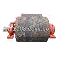 Rhombic rubber surface pulley