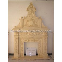 carve fireplace