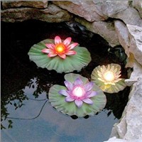 floating water lily light