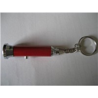 red flashlight keychain