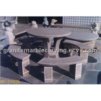 stone granite marble stone carvings bench&amp; table
