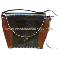 Leather handbag