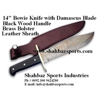 Damascus Bowie Knife