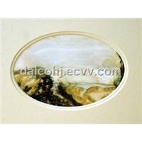 Taiwan Rose stone landscape painting