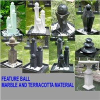 Marble art and terracotta art - feature ball