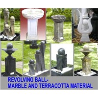 Marble art and terracotta art - revolving ball