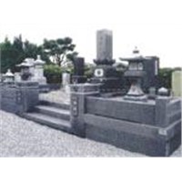 Japanese style tomb stone