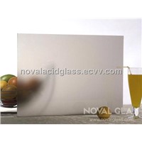 NOVAL bronze acid etched glass