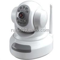 Pan tilt wireless PI camera with IR night vision