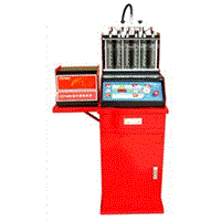SF-6 fuel injector cleaner and analyzer
