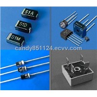 diode, transistor, bridge rectifier