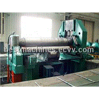 WS11K (N) series of CNC horizontal moving-down 3-roller plate rolling machine