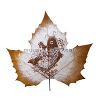 pressed leaf sculpture,leaf wall decor sh0004