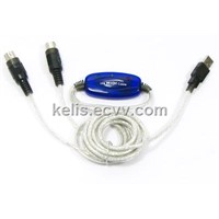 usb midi cable interface/usb to midi interface adapter