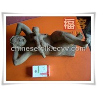 Clay sculpture/Chinese folk sculpture/ Guanzhong clay sculpture