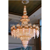 Large Crystal Chandeliers for Hotel and Motel Lobbies