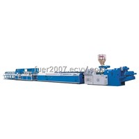 Plastic wooden extrusion lines