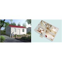 Prefabricated assembling house 50sqm