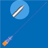 Single-use traumatic needle