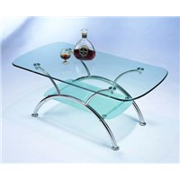 metal table,glass table