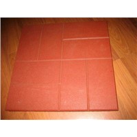 rubber brick suface tile
