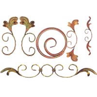 wrought iron component