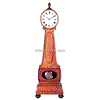 Wooden long case pendulum clock