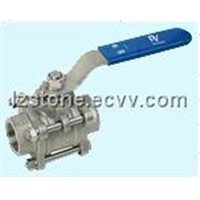 Investment Casting Ball Valve (3-PC)