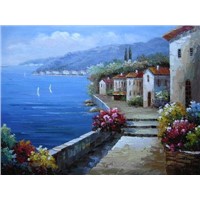Mediterranean Oil Painting (E2-hz000)