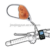 Motorcycle Rearview Mirror with Audio System