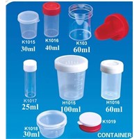 Specimen container CE, ISO13485 and FDA