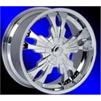 chrome alloy wheel