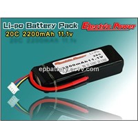2200mah 11.1V 20C Lipo Battery for RC Models