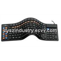 Waterproof flexible keyboard zy-fk