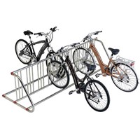 18-Grid Bike Racks - Double Galvanized