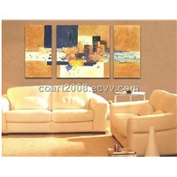 Group Abstract Oil Painting