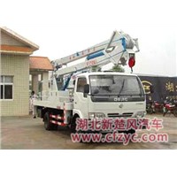 High-altitude operation truck, hydraulic aerial cage, overhead working truck, aerial work platform