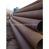 Hot-expand steel pipe