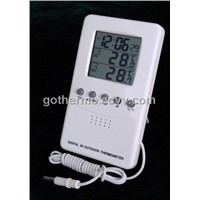 In-Outdoor Thermometer with Big LCD Display