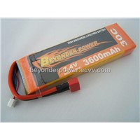 Lithium Polymer Battery 3600mAh for Racing Car