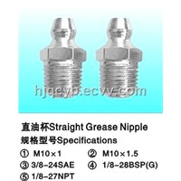 Straight Grease Nipple - M10 St