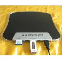 USB Mouse Pad with SD Card Reader