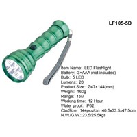 LED Aluminum Electric Torch  (LF105-5D)