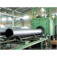 Inner and Outer Walls of Steel Pipe Shot Blasting Machine