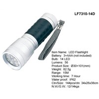 Solar Aluminum Flashlight (LF7310-14D)