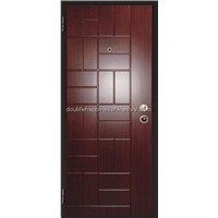 steel wood security doors