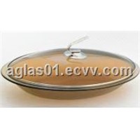 Oval Casserole with Cover ( Amber )