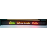7X120pixel red green led scrolling sign