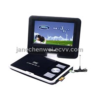7inch Portable DVD Player with 270 Degree Swivel Screen, TV Tuner. Game