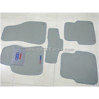 Audi A6L Grey Leather Tailored Floor Mats